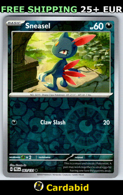 Sneasel - PRE #061/131 SV: Prismatic Evolutions Reverse Holo Kurata So NM