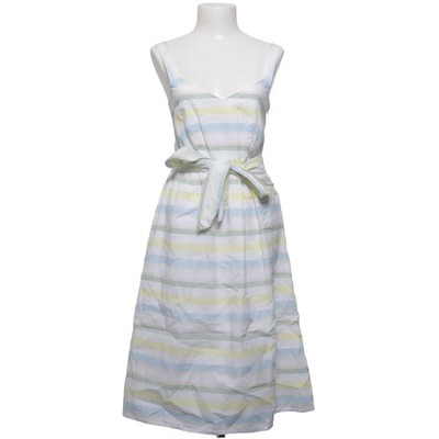 ESPRIT, Kleid, Größe: 36, Weiß/Blau/Gelb, Streifen, Damen #PQz