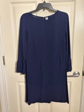 Old Navy Dress~ Navy color~Size Adult Medium~Flutter Sleeve