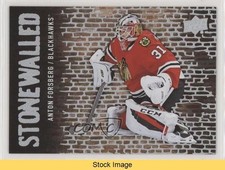 2018-19 Upper Deck Stonewalled Anton Forsberg #SW-22 READ vm9