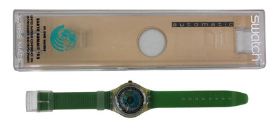 Orologio da Polso Swatch Automatic Time to Move SAK102 1992 + Custodia