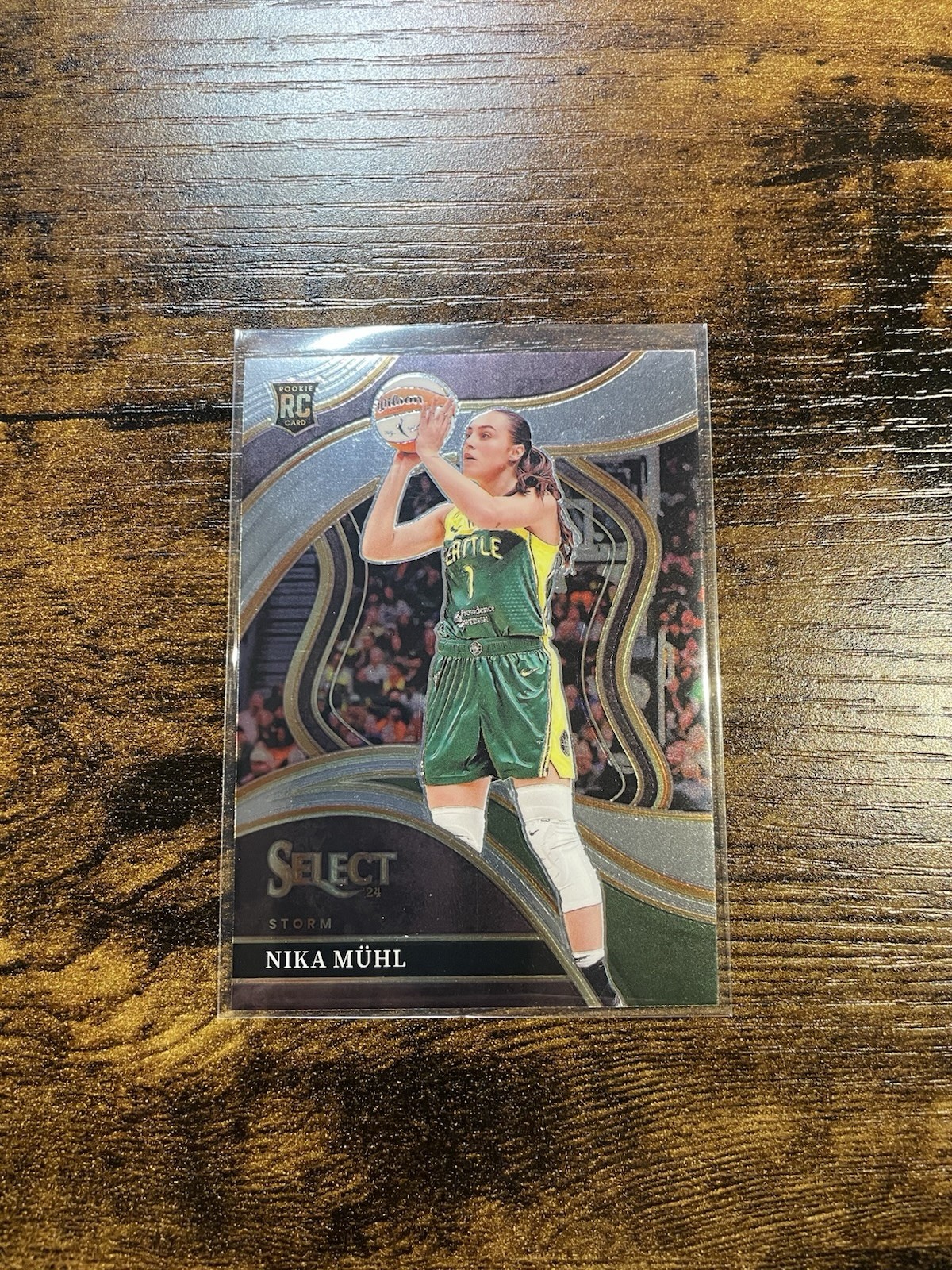 2024 Panini Select WNBA Courtside Nika Muhl 221 RC Base Rookie Seattle Storm