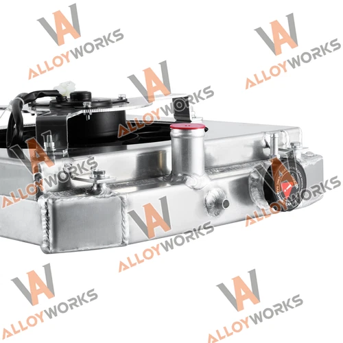 2-Row Radiator Shroud Fan For Honda Civic 92-00 D15 D16 EK EG Acura Integra GS. - Picture 4 of 11