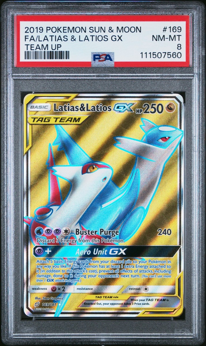 ラティオス&ラティアスGX PSA10 LATIOS&LATIAS GX PSA 10 Latios & Latias GX SR SA 105/095 Tag Bolt 2018 Pokemon Card