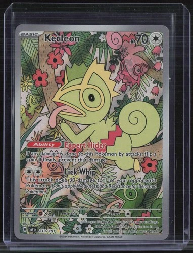 2024 Pokemon Surging Sparks Illustration Rare #213 Kecleon