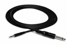 Hosa CMP-105 5 ft Mono Interconnect Cable - 1/4" TS to 3.5mm TRS