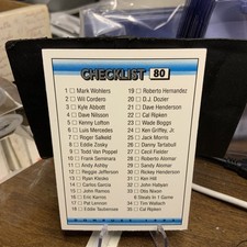1992 Donruss Checklist #80
