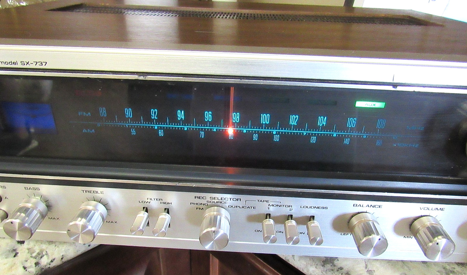 Pioneer SX 737 vintage audio equipment - eBay listing photo 2