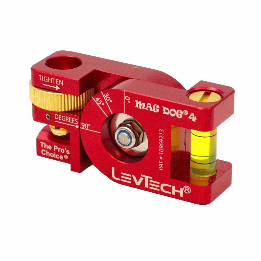 Levtech Mag Dog Red 4-In-1 Conduit Bending Level