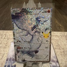 Reshiram 113/114 Celebrations Classic Full Art Holo 130 HP Outrage Blue Flare
