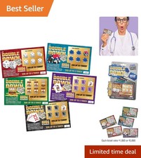 Realistic Fake Lottery Scratch-Off Tickets - 5 Hilarious Prank Cards for Parties