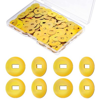 500 Pcs Brass Washers for Paper Fastener Brass Fasteners Scrapbooking Brads roun