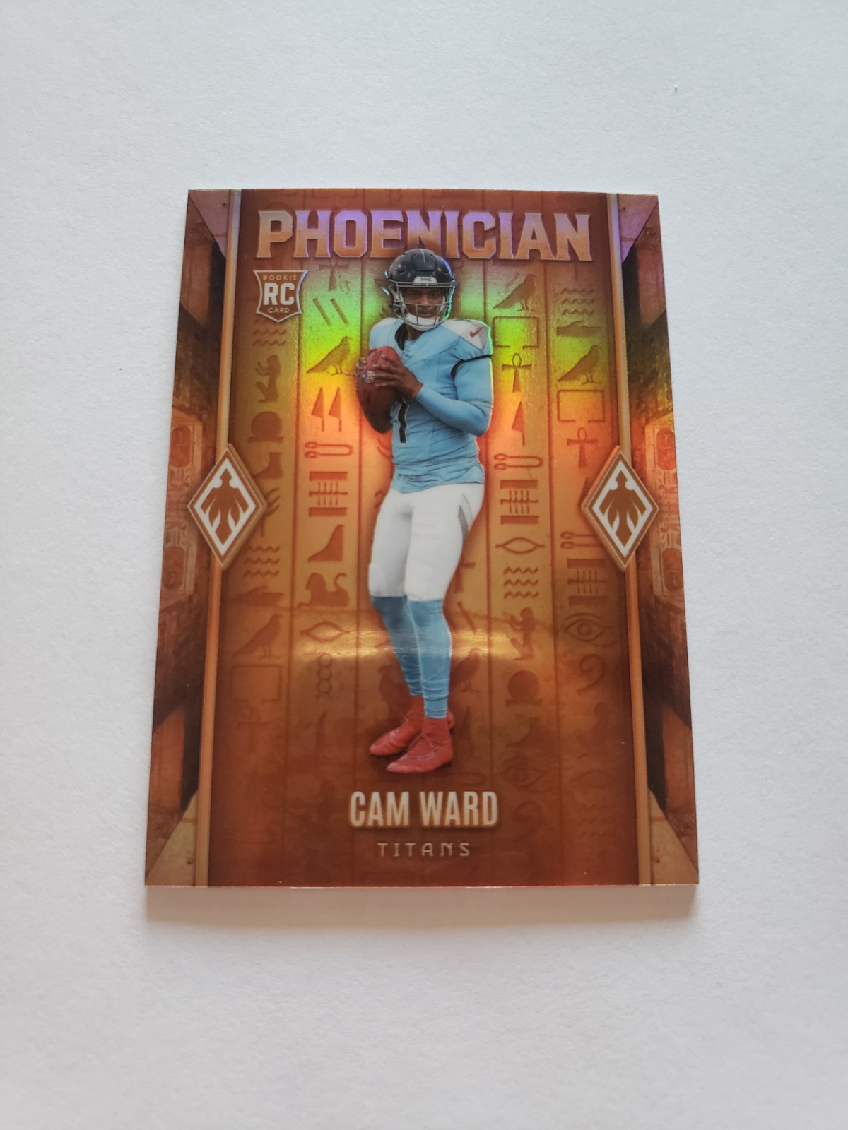 2025 Phoenix Football CAM WARD Phoenician SSP Case Hit Rookie Titans RC No. 13