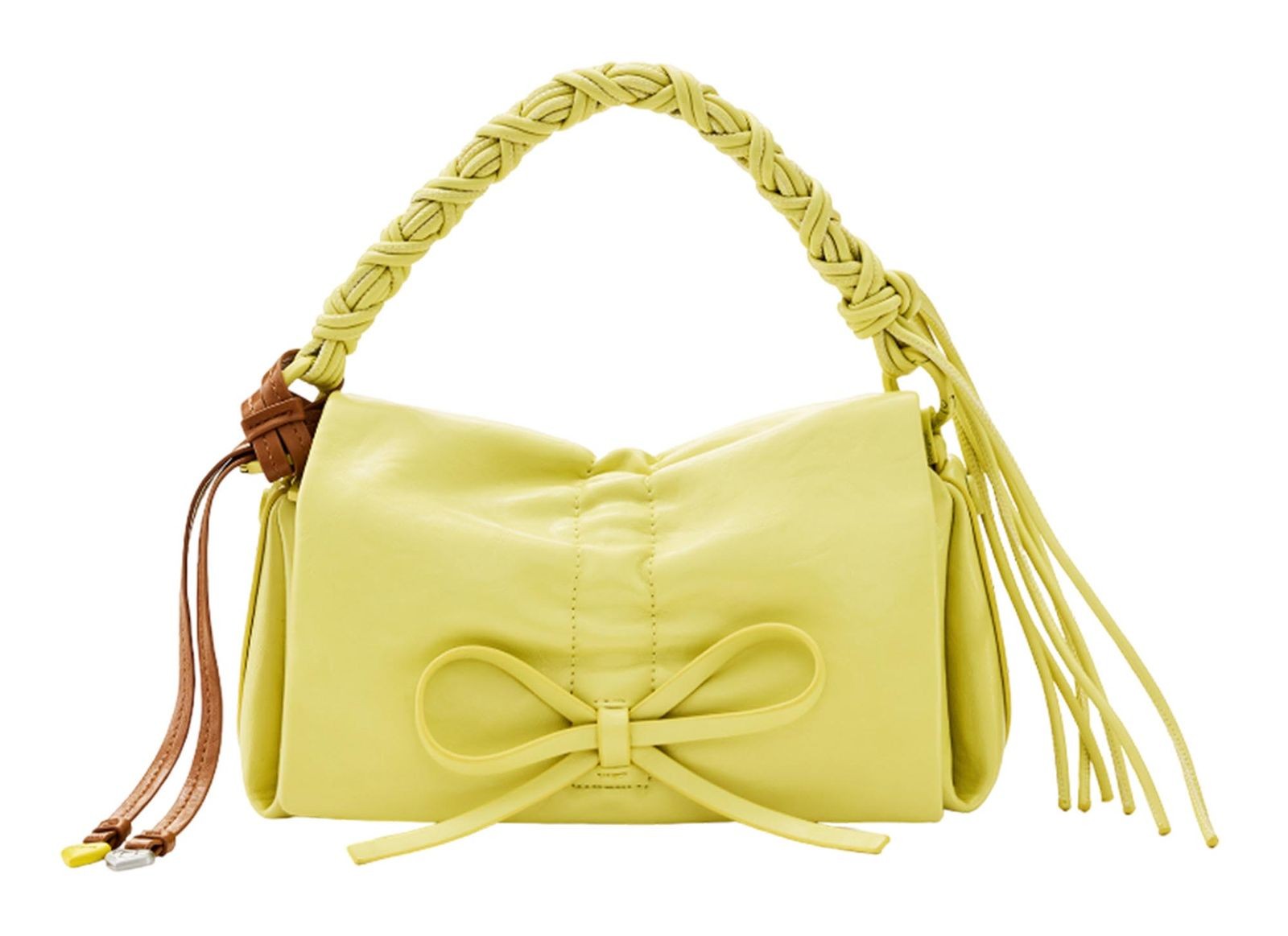 Desigual Handbag With Shoulder Strap And Inside Pocket - Female - Handbags - Yellow - One Size - Bags - Image 2
