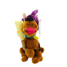 1999 NWT SCOOBY DOO Halloween Witch Bean Bag Plush Warner Bros Excl