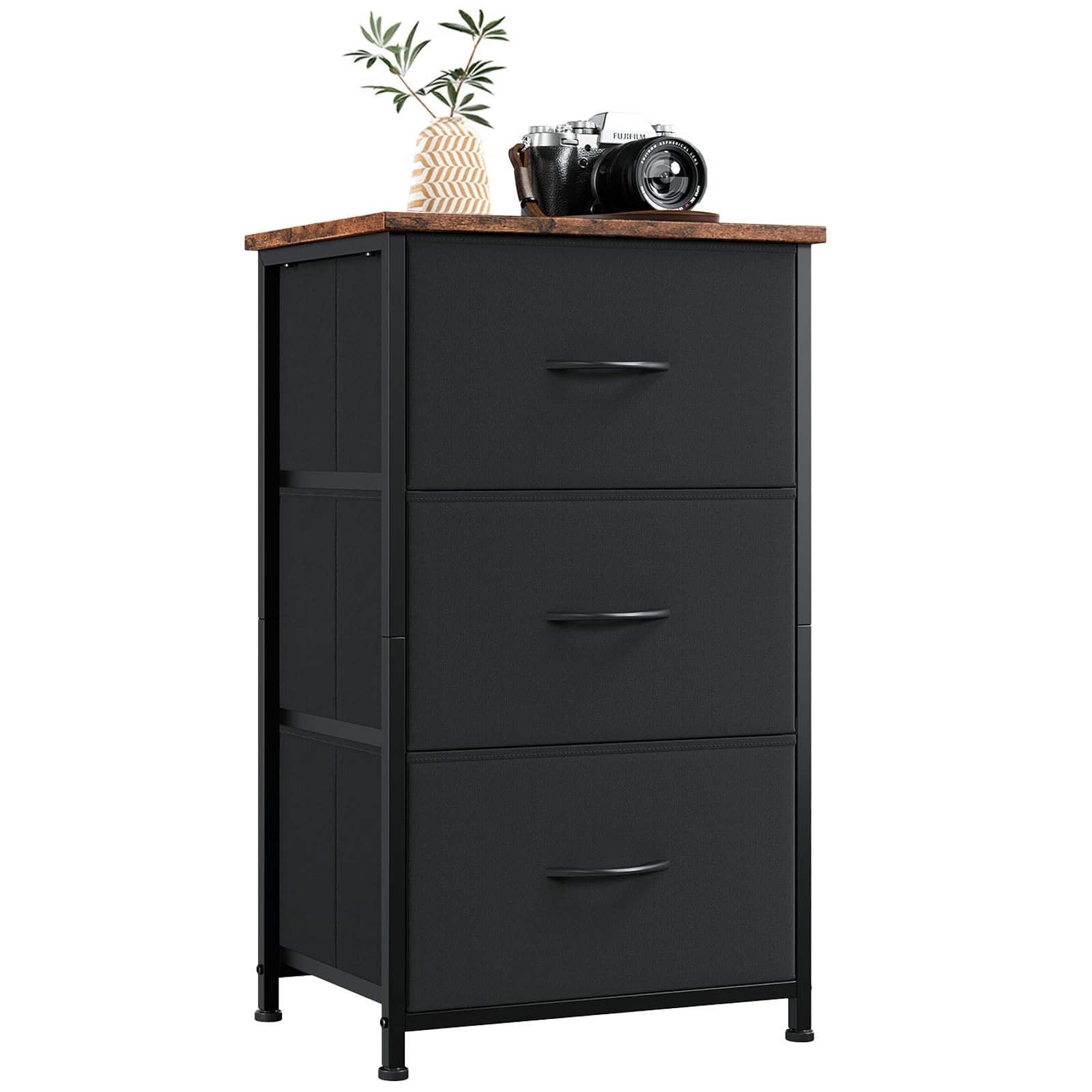 Somdot Dresser for Bedroom with 3 Drawers, Storage Organizer Chest of Drawers...