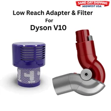 New Low Reach Adapter for Dyson V10 Vacuum Part Tool For Hard To Reach Places
