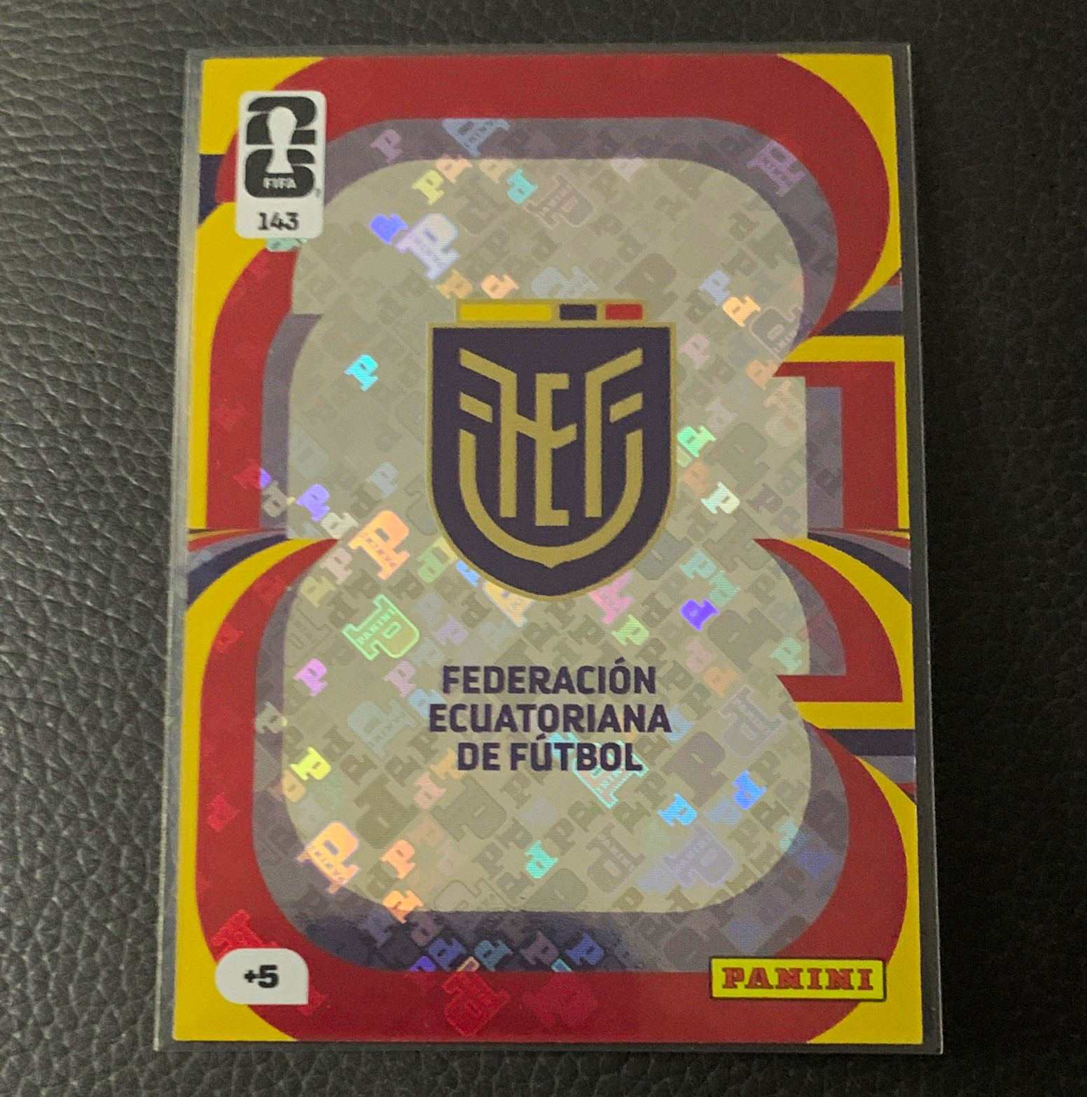 Panini Ecuador #143 Ecuador Country Crest FIFA World Cup 2026