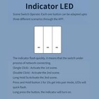 Smart Switch Scene Switch ForZigBee 3.0 Powered By Battery Push Button Deisign