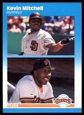 Kevin Mitchell 1987 Fleer Update #U-82 Giants MLB READ FREE SHIP AutographDen