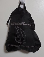 Eddie Bauer 10L Stowaway Grey Sling Shoulder Bag Backpack