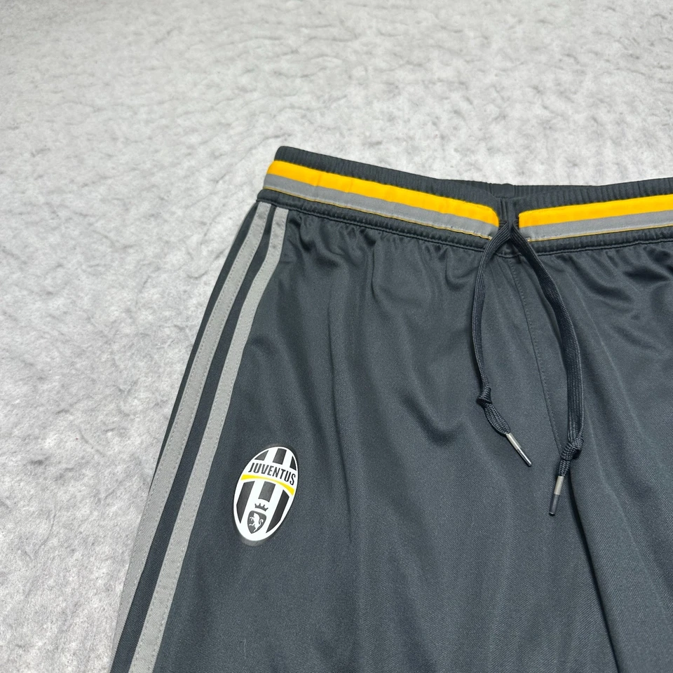 Adidas Climalite Lined Training Pants 3/4 Black Gray 3 Striped Mens Size Small S - Image 4 of 4