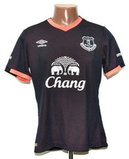 EVERTON ENGLAND 2016/2017 AWAY FOOTBALL SHIRT UMBRO SIZE S ADULT