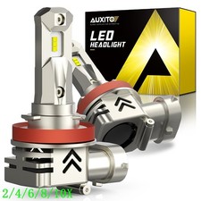 H11 LED Headlight Super Bright Bulbs Kit White 6000K 60000LM High/Low Beam  2/4X