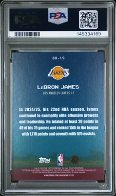 2025-26 Topps - 8-Bit Ballers LeBron James #8B-19 for sale online