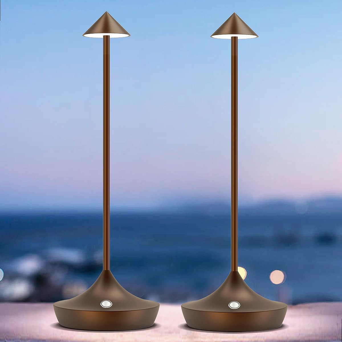 Moslumin Lampada da Tavolo Senza Fili, 4000mAh Luce Scrivania Magnetica a Batteria Ricaricabile, Barra LED Sottopensile Cucina con Telecomando, Luci per Armadio Muro Interno Mensola Parete Bagno