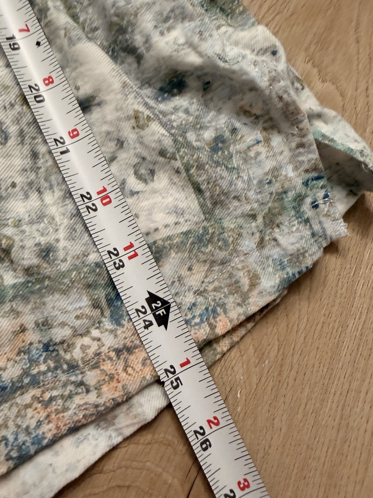 Zara Men's Abstract Print Shirt (Greenish, Small) image 5