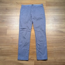 J Crew 770 Chino Pants Mens 32x32 30 Blue Straight Fit Brushed Twill Classic