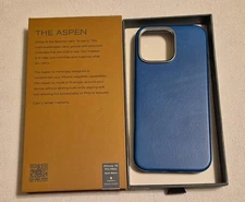 NEW Andar The Aspen iPhone 16 Pro Max MagSafe Compatible Case- Tech Wave (Blue)