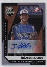 2021 Panini Elite Extra Edition Signatures Juan De La Cruz #197 Auto 3tb
