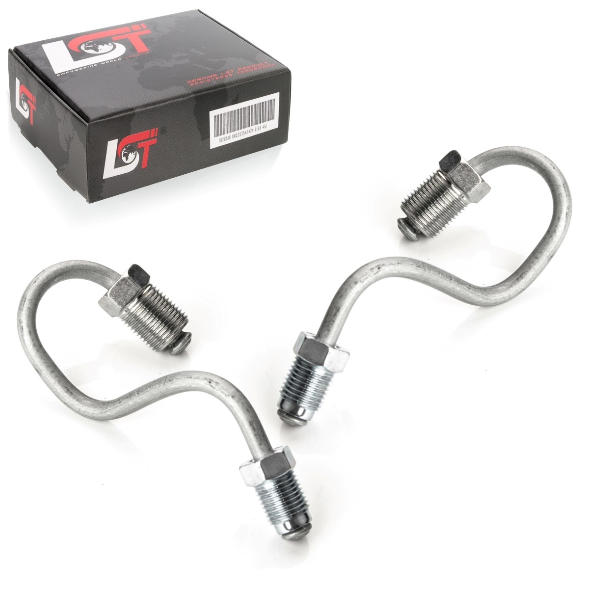 2x Brake pipe brake line rear left right at the brake caliper for Seat Altea 5P
