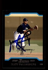 Signed Baseball Card Auto Matt Tuiasosopo 2004 Bowman #BDP79 Seattle Mariners