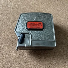 VINTAGE Lufkin 10 foot Tape Measure LOKMATIC -  W7210 Power Tape