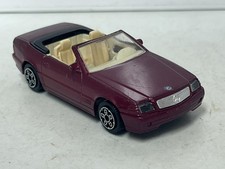 Bburago Mercedes 300 SL Maroon Red 1/43 Scale Unboxed