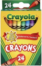 Crayola Crayons Assorted Classic Colors 24 Count Extra Value Teacher Approved
