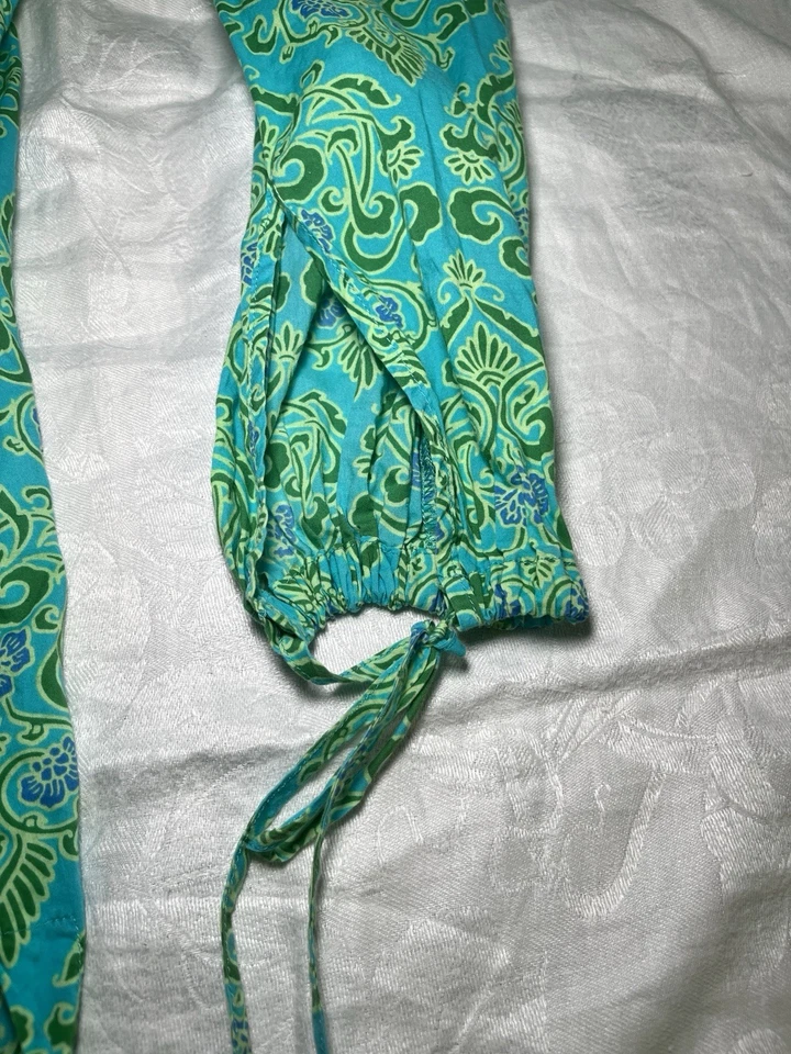 Mini Vestido Victoria’s Secret M/L Encubrimiento Boho Verano Tropical Playa Vacaciones Foto 4 de 4