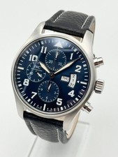 IWC Fliegeruhr Le Petit Prince Chronograph - BLUE/BLAU - PAPER - TOP CONDITION