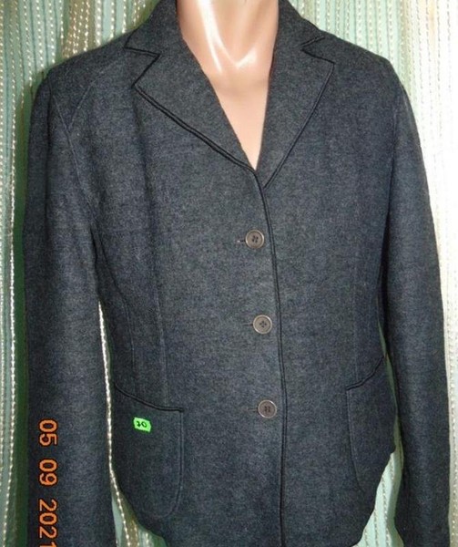 Women Dino Moda Blazer Grey Cashmere 36