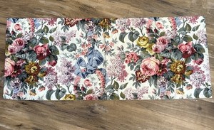 Ralph Lauren Allison Curtain Valance Cotton Lined Pocket Rod 40.5 X 16.5” Nice