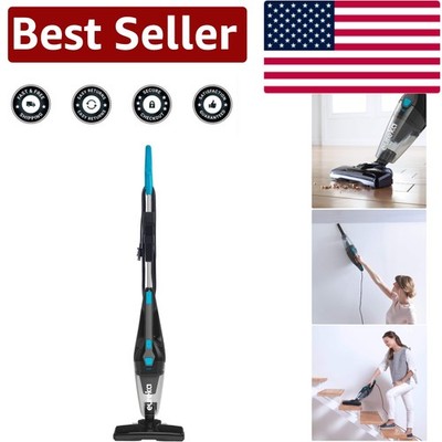 Powerful 3-in-1 Handheld & Stick Vacuum for All Surfaces   240W Blue Edition