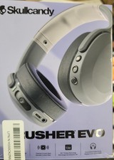 Skullcandy Crusher Evo Wireless Headphones, Adjustable Bass, 40h Grey Open box