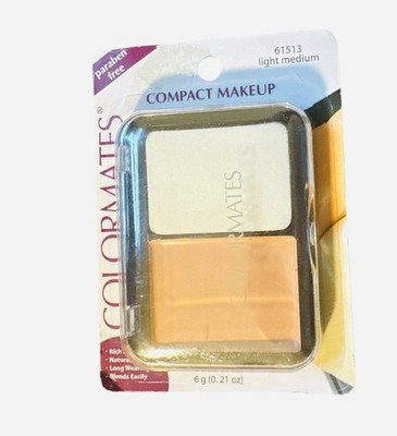 Colormates Discontinued Compact Makeup Light Medium #61513 New Sealed
