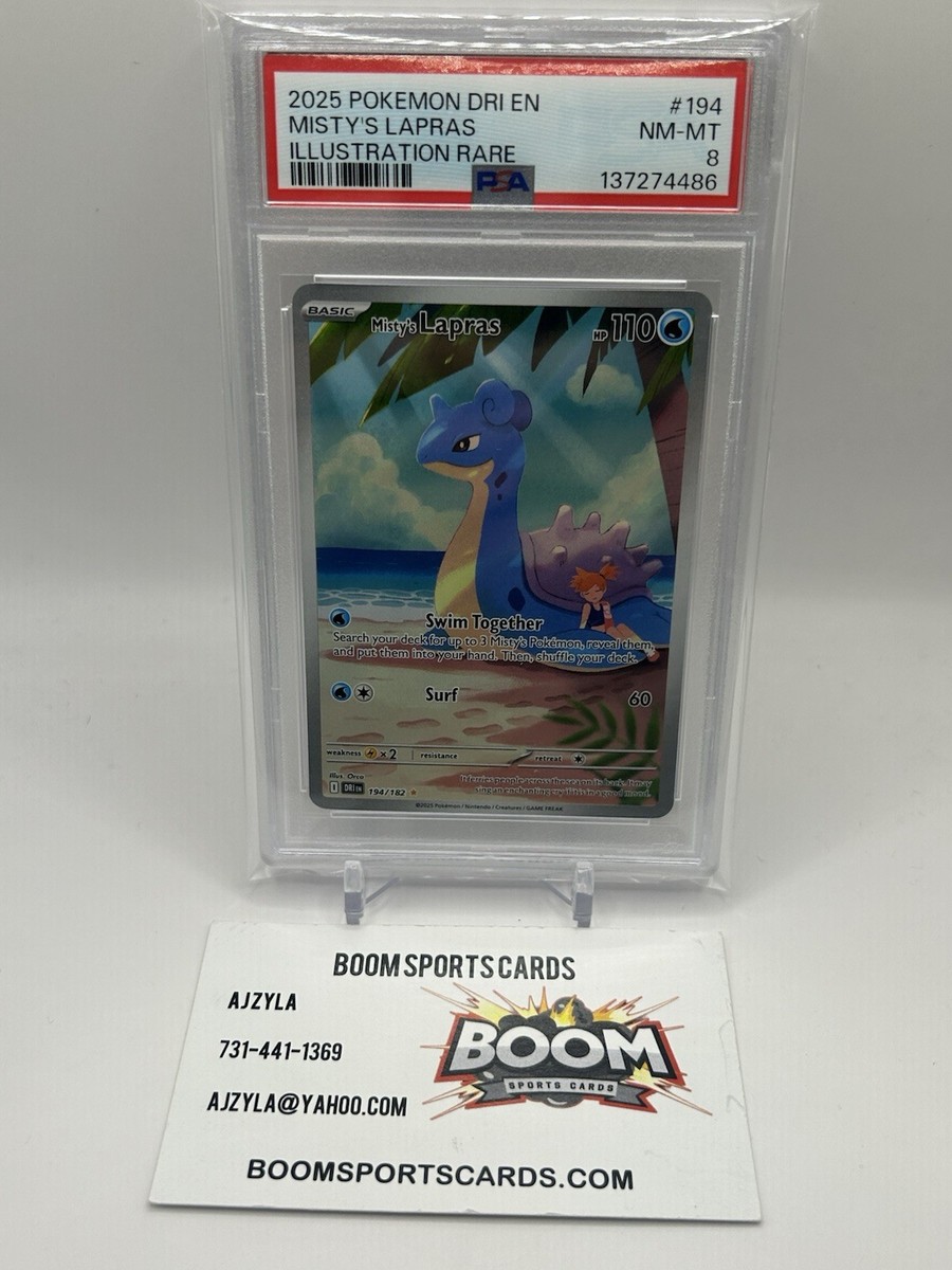 Misty's Lapras 194/182 Sv10: Destined Rivals Holo for sale online