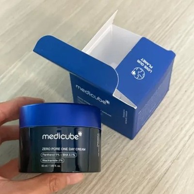 MEDICUBE Zero Pore One Day Cream 50ml Porenstraffende Creme Mitesser Pflegecreme