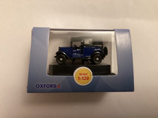 TT GAUGE 1.120 Scale OXFORD DIECAST AUSTIN LOW LOADER TAXI IN BLUE code 120AT002
