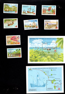 Dominica sc#1029 36 #1037 8 Souvenir Sheets (1987) Complete MNH
